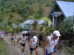 They pass Casa Mariposa on the way to the top and back again (in 3 1/2 hours!)